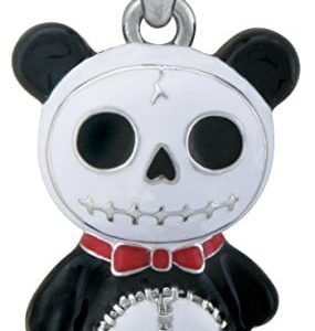 Furry-Bones-Skull-Black-Panda-Bear-Pandie-Pendant-Jewelry-Accessory-0