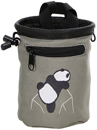 AMC-Climbing-Chalk-Bag-w-Panda-EmbroideryFront-PocketBelt-Grey-6H-x-4D-0