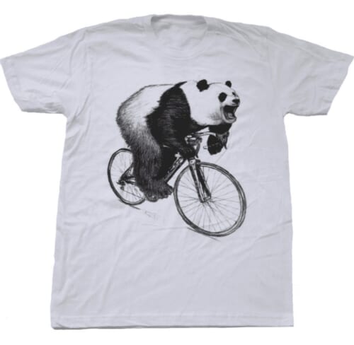 2023-05-02 - 12-45-04 - Panda Riding A Bicycle Shirt Screen Printed Shirt Unisex - Etsy